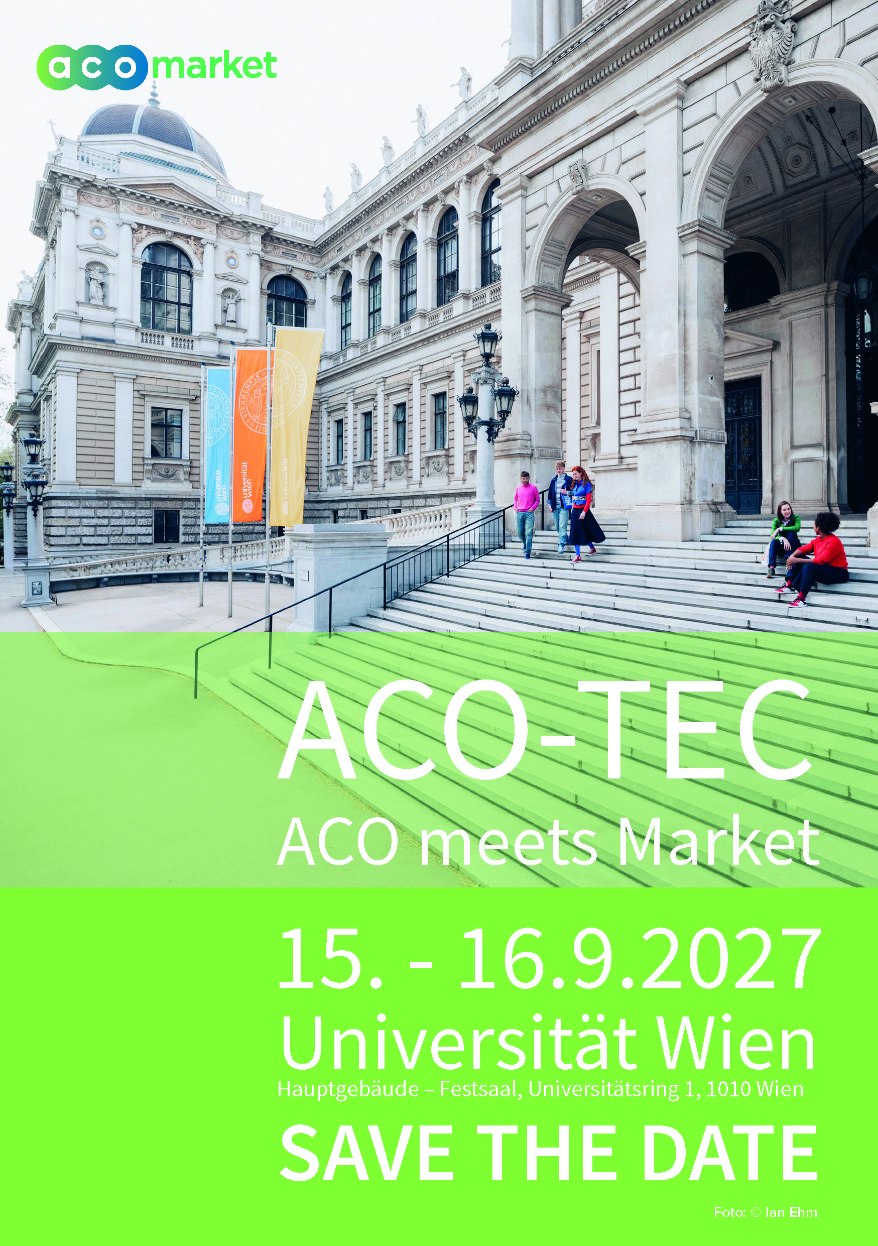 Save the Date ACO-TEC 2027, Wien